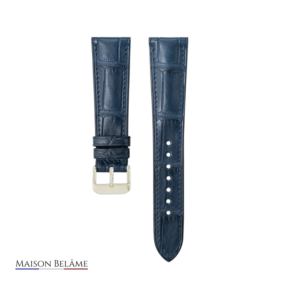 Le Croco – Bracelet en cuir embossé crocodile