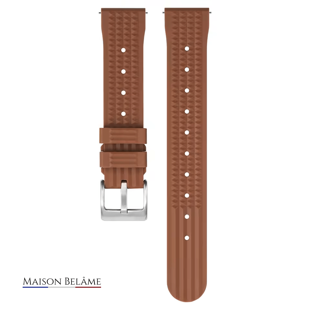 L’Athlétique – Bracelet silicone texturé - Maison Belâme