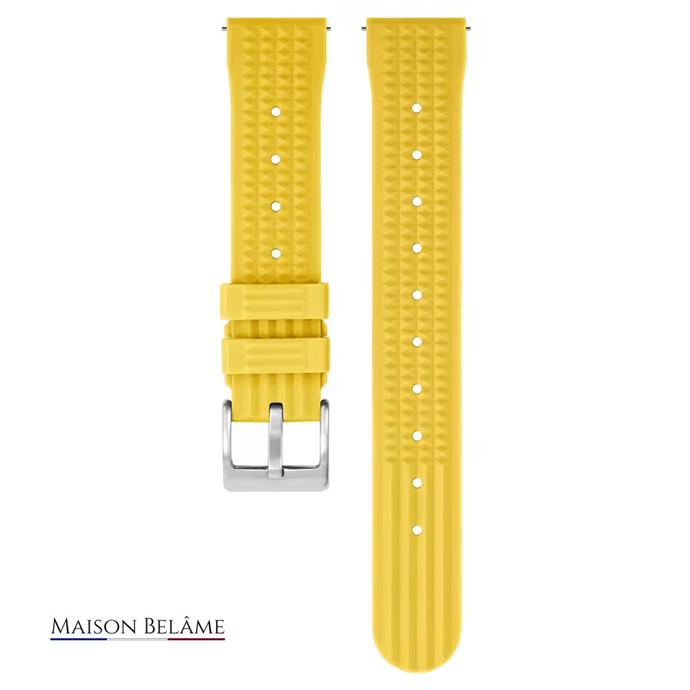 L’Athlétique – Bracelet silicone texturé - Maison Belâme