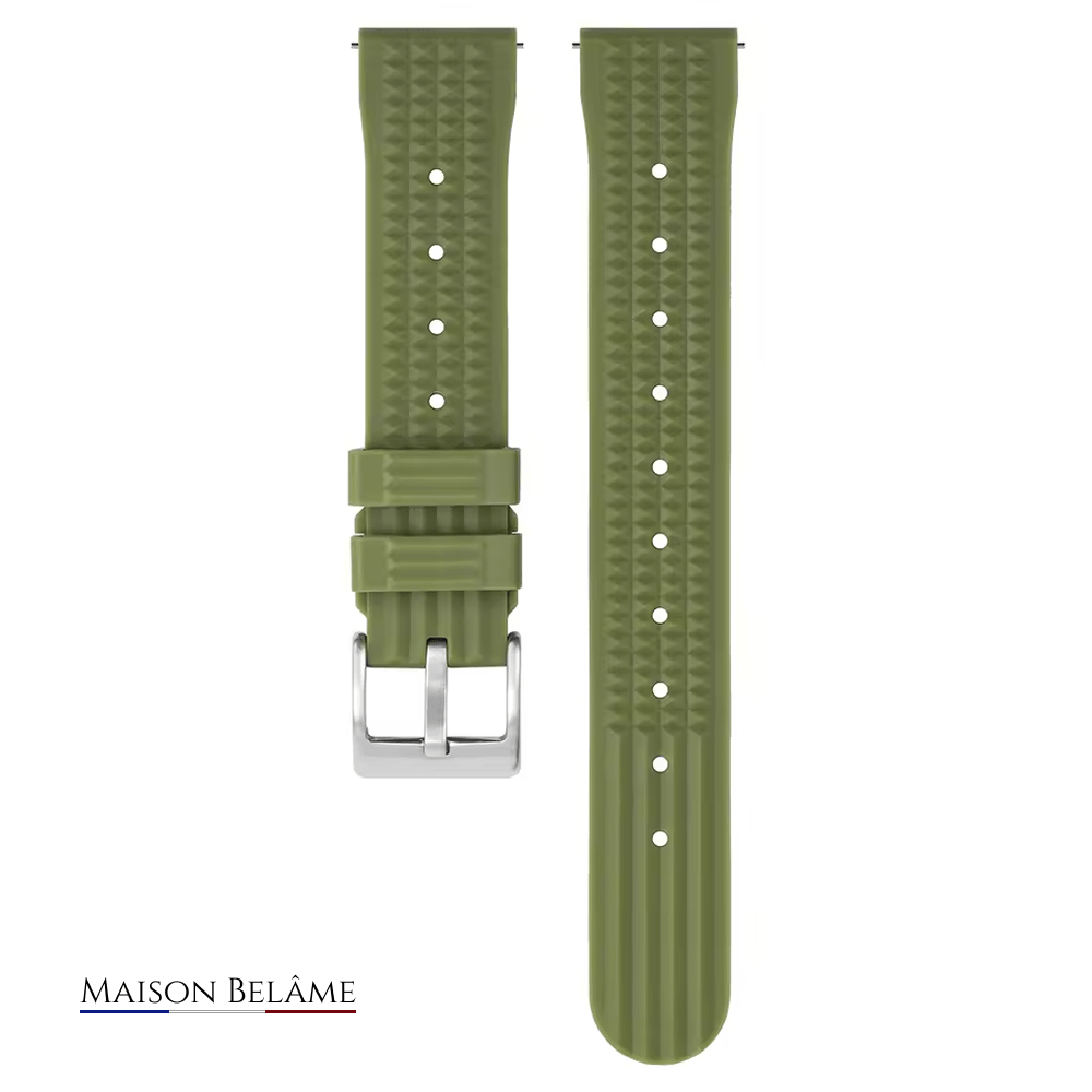 L’Athlétique – Bracelet silicone texturé - Maison Belâme