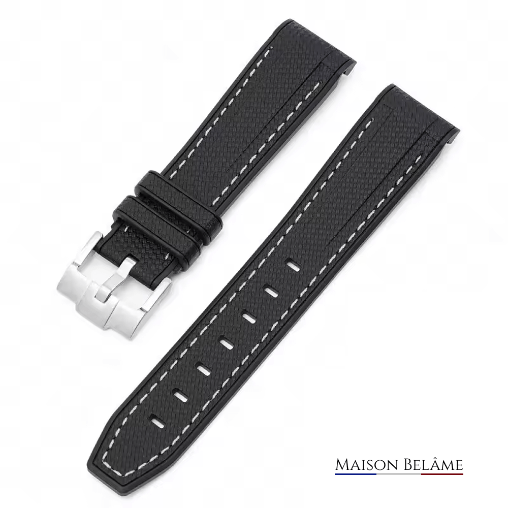 Le Lunaire – Bracelet silicone Moonswatch compatible - Maison Belâme