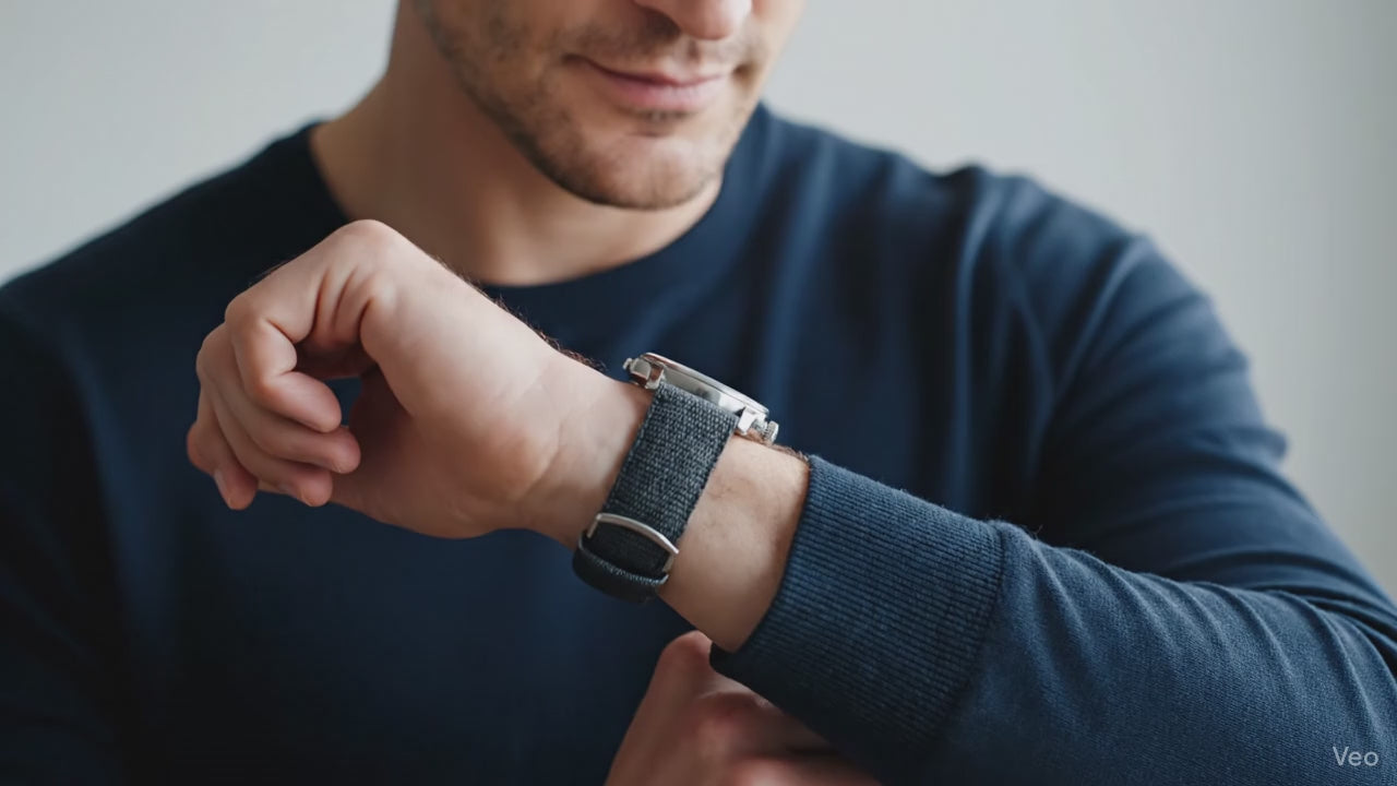Vidéo_d_un_homme_regardant_sa_montre
